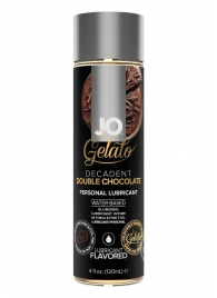 Лубрикант с ароматом шоколада JO GELATO DECADENT DOUBLE CHOCOLATE - 120 мл. - System JO - купить с доставкой в Домодедово