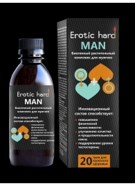 Мужской биогенный концентрат для усиления эрекции Erotic hard Man - 250 мл. - Erotic Hard - купить с доставкой в Домодедово