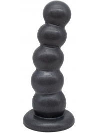 Черная насадка-плаг на харнесс PLATINUM 7 - 19,5 см. - LOVETOY (А-Полимер) - купить с доставкой в Домодедово