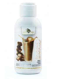 Интимный гель-смазка JUICY FRUIT с ароматом молочного шоколада - 100 мл. - БиоМед - купить с доставкой в Домодедово