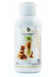 Интимный гель-смазка JUICY FRUIT с ароматом солёной карамели - 100 мл. - БиоМед - купить с доставкой в Домодедово