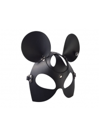 Черная кожаная маска  Мышка - Sitabella - купить с доставкой в Домодедово
