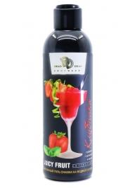 Интимный гель-смазка JUICY FRUIT с ароматом клубники - 200 мл. - БиоМед - купить с доставкой в Домодедово