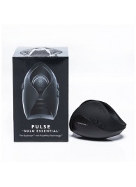 Черный инновационный мужской вибратор PULSE SOLO ESSENTIAL - Hot Octopuss - в Домодедово купить с доставкой