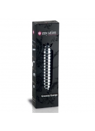 Рельефный фаллос для интенсивного электросекса Groovey George - 20 см. - MyStim - купить с доставкой в Домодедово