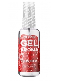 Интимный лубрикант EGZO AROMA с ароматом клубники - 50 мл. - EGZO - купить с доставкой в Домодедово