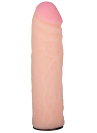 Пояс-трусики с насадкой Glamour Silver - 15,5 см. - LOVETOY (А-Полимер) - купить с доставкой в Домодедово