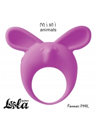Фиолетовое эрекционное кольцо Fennec Phil - Lola Games - в Домодедово купить с доставкой