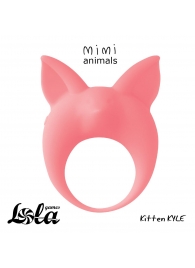 Оранжевое эрекционное кольцо Kitten Kyle - Lola Games - в Домодедово купить с доставкой
