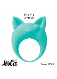 Зеленое эрекционное кольцо Lemur Remi - Lola Games - в Домодедово купить с доставкой