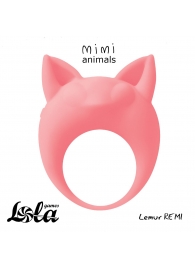 Оранжевое эрекционное кольцо Lemur Remi - Lola Games - в Домодедово купить с доставкой