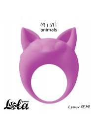Фиолетовое эрекционное кольцо Lemur Remi - Lola Games - в Домодедово купить с доставкой