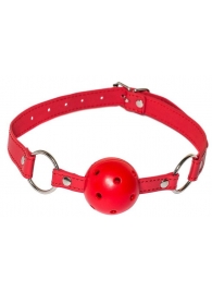 Красный кляп-шарик Firecracker - Lola Games - купить с доставкой в Домодедово