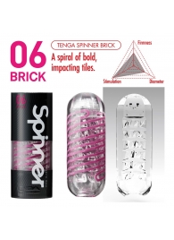 Мастурбатор SPINNER Brick - Tenga - в Домодедово купить с доставкой