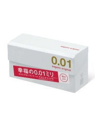 Супер тонкие презервативы Sagami Original 0.01 - 10 шт. - Sagami - купить с доставкой в Домодедово