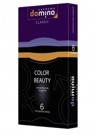 Разноцветные презервативы DOMINO Colour Beauty - 6 шт. - Domino - купить с доставкой в Домодедово