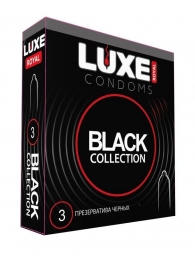 Черные презервативы LUXE Royal Black Collection - 3 шт. - Luxe - купить с доставкой в Домодедово