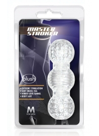 Прозрачный фигурный мастурбатор Master Stroker - Blush Novelties - в Домодедово купить с доставкой