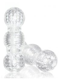 Прозрачный фигурный мастурбатор Master Stroker - Blush Novelties - в Домодедово купить с доставкой