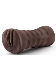 Коричневый мастурбатор-вагина Hot Chocolate Brianna - Blush Novelties - в Домодедово купить с доставкой