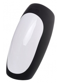 Черно-белый перезаряжаемый мастурбатор Erotist Hailstorm - Erotist Adult Toys - в Домодедово купить с доставкой