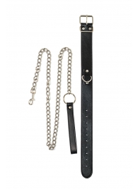 Черный ошейник с поводком Wild - Lola Games - купить с доставкой в Домодедово