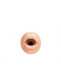 Телесный мастурбатор-ротик Sweet Lips - Lola Games - в Домодедово купить с доставкой