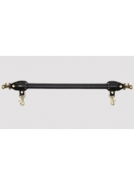 Черная распорка для ног Bound to You Faux Leather Spreader Bar - 50,8 см. - Fifty Shades of Grey - купить с доставкой в Домодедово