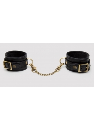 Черные оковы на ноги Bound to You Faux Leather Ankle Cuffs - Fifty Shades of Grey - купить с доставкой в Домодедово
