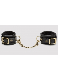 Черные наручники Bound to You Faux Leather Wrist Cuffs - Fifty Shades of Grey - купить с доставкой в Домодедово