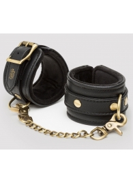 Черные наручники Bound to You Faux Leather Wrist Cuffs - Fifty Shades of Grey - купить с доставкой в Домодедово