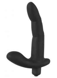Черный вибромассажер простаты Naughty Finger Prostate Vibe - 13,8 см. - Orion - в Домодедово купить с доставкой