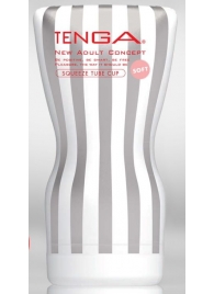 Мастурбатор TENGA Squeeze Tube Cup Soft - Tenga - в Домодедово купить с доставкой