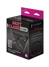 Черный пояс для насадок BEST CLASS STRAP - LOVETOY (А-Полимер) - купить с доставкой в Домодедово