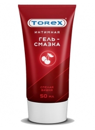 Смазка на водной основе TOREX  Спелая вишня  - 50 мл. - Torex - купить с доставкой в Домодедово