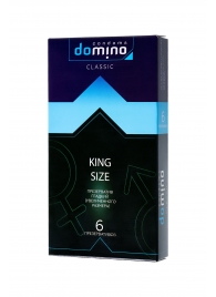 Презервативы увеличенного размера DOMINO Classic King size - 6 шт. - Domino - купить с доставкой в Домодедово