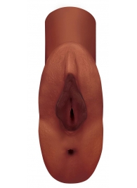 Коричневый мастурбатор Perfect Pussy Double Stroker - Pipedream - в Домодедово купить с доставкой