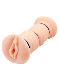 Телесный вибромастурбатор-вагина Michelle - Baile - в Домодедово купить с доставкой