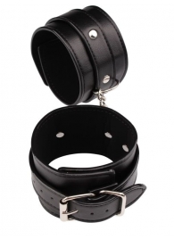 Черные оковы Classic Ankle Cuffs - Chisa - купить с доставкой в Домодедово
