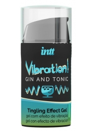 Жидкий интимный гель с эффектом вибрации Vibration! Gin   Tonic - 15 мл. - INTT - купить с доставкой в Домодедово