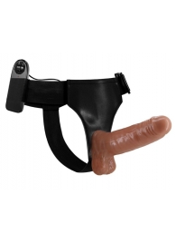 Страпон на трусиках с вибрацией Ultra Passionate Harness - 16 см. - Baile - купить с доставкой в Домодедово