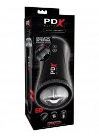 Черный автоматический мастурбатор-ротик Moto Stroker - Pipedream - в Домодедово купить с доставкой