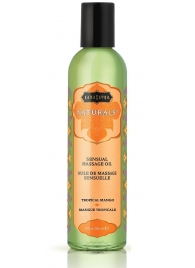 Массажное масло Naturals Tropical Mango с ароматом манго - 236 мл. - Kama Sutra - купить с доставкой в Домодедово