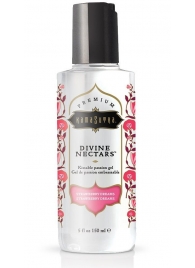 Гель-лубрикант на водной основе Divine Nectars Strawberry Dream с ароматом клубники - 150 мл. - Kama Sutra - купить с доставкой в Домодедово