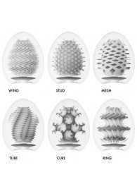 Набор из 6 мастурбаторов Tenga EGG IV с различным рельефом - Tenga - в Домодедово купить с доставкой