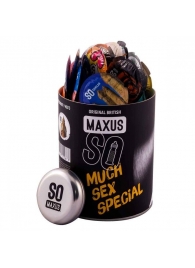 Текстурированные презервативы в кейсе MAXUS So Much Sex - 100 шт. - Maxus - купить с доставкой в Домодедово