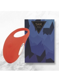 Красное кольцо с вибрацией Thor Cockring - FeelzToys - в Домодедово купить с доставкой