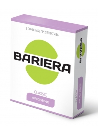 Классические презервативы Bariera Classic - 3 шт. - Bariera - купить с доставкой в Домодедово