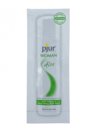 Лубрикант на водной основе pjur WOMAN Aloe - 2 мл. - Pjur - купить с доставкой в Домодедово