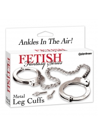 Металлические наручники Metal Leg Cuffs - Pipedream - купить с доставкой в Домодедово
